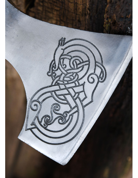 Machado de aço fundido norueguês com...