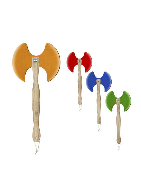 Machado medieval de madeira para...