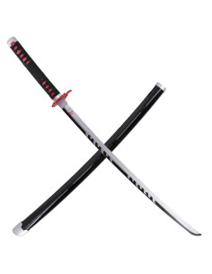 Katana em bambu Kamado Tanjirou Demon Slayer (96 cm.)