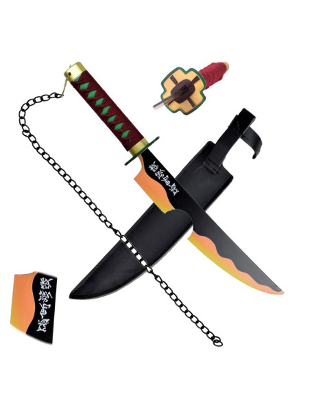 Espada em miniatura gêmea Tengen Uzui...