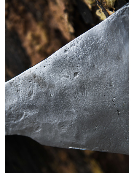 Machado Viking com aço forjado à mão,...