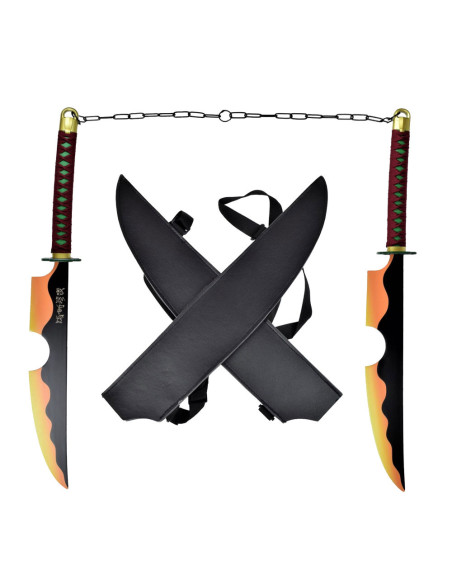Espadas gêmeas Tengen Uzui de Kimetsu...