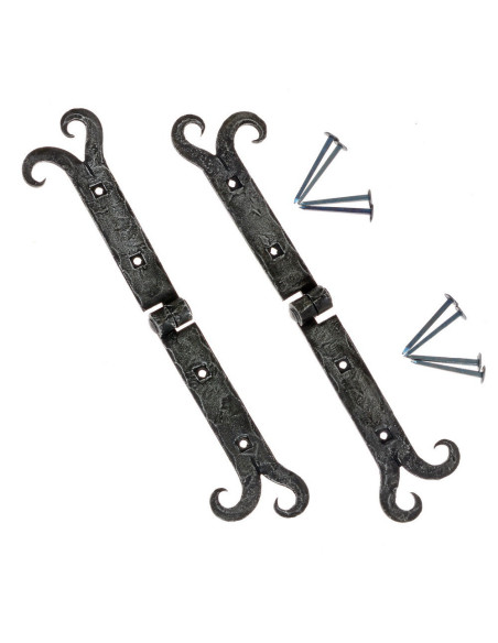 Conjunto 2 dobradiças medievais com...