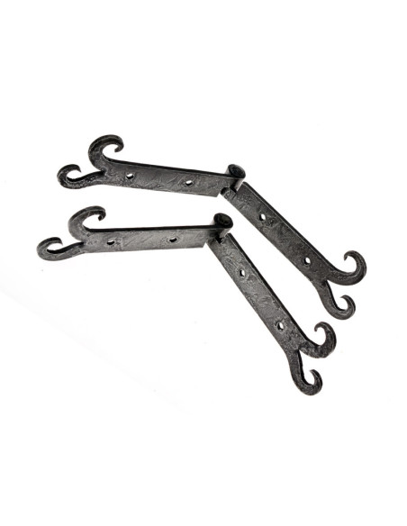 Conjunto 2 dobradiças medievais com...