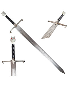 Jon Snow Long Claw Sword, efeito Damasco (107 cm.)