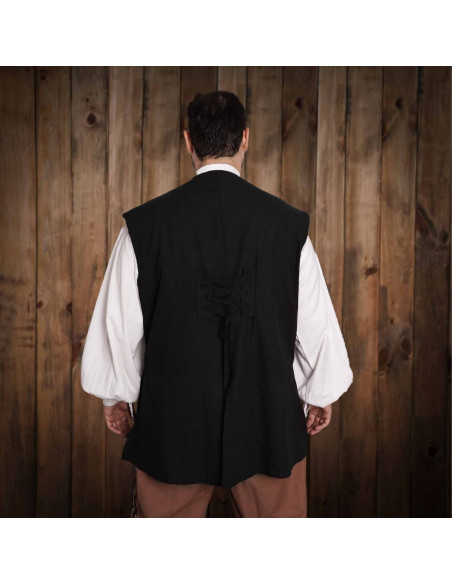 Colete Pirata Sea Hunters - Preto