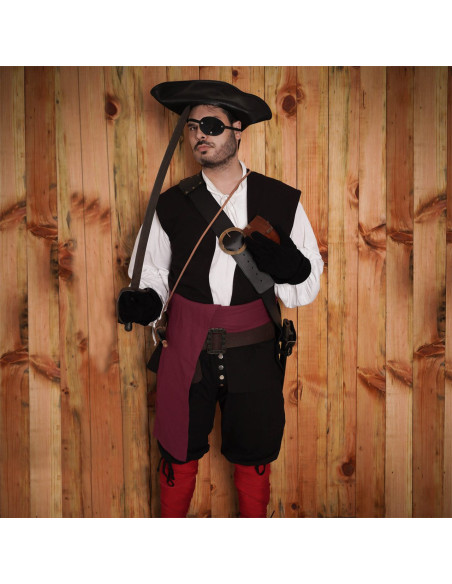 Colete Pirata Sea Hunters - Preto