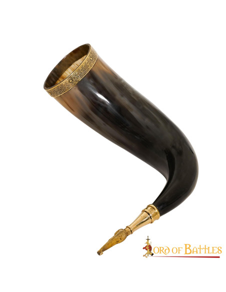 Algiz Viking Horn para beber (400-500...