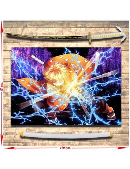 Bandeira Demon Slayer Zenitsu...