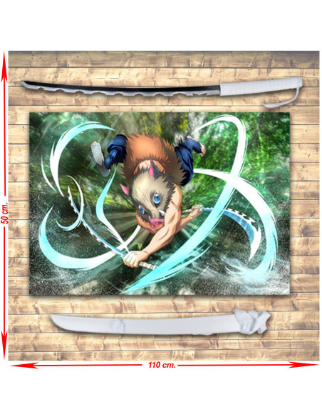 Banner do Demon Slayer Inosuke...