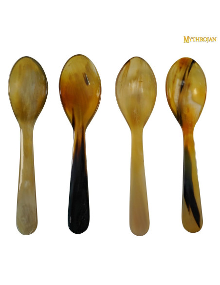 Conjunto de 4 colheres medievais de...