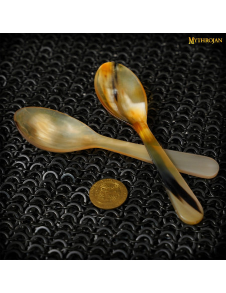 Conjunto de 4 colheres medievais de...
