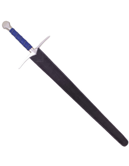 Mão de treinamento de espada medieval...