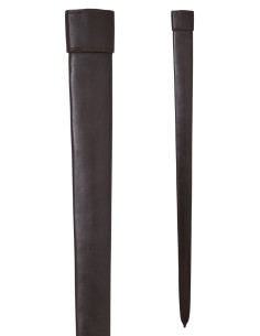 Bainha de couro simples para espada de mão e meia (91 cm.)