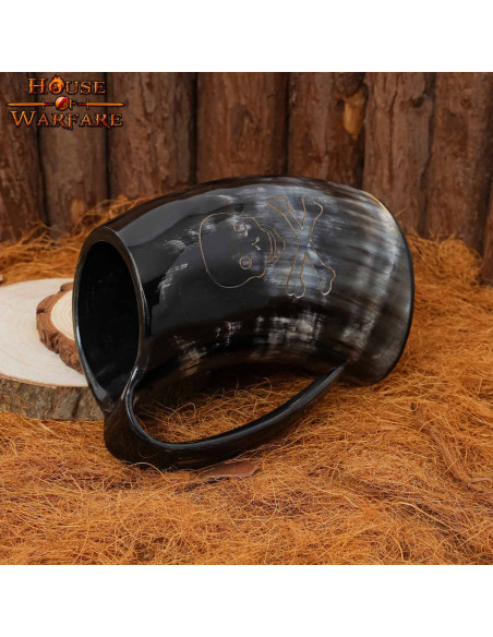 Caneca bebendo caveira pirata em...