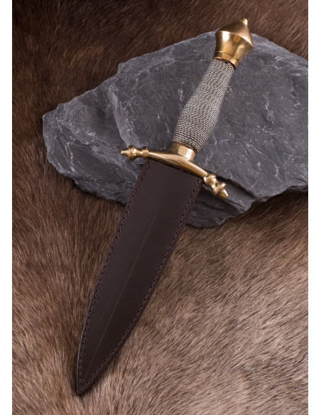 Bainha de couro para punhal de botas...