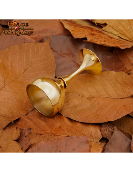 Cálice do Santo Graal em latão maciço...