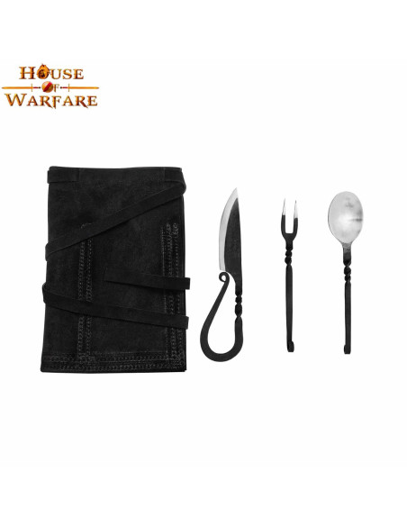 Jogo 3 talheres medievais forjados...