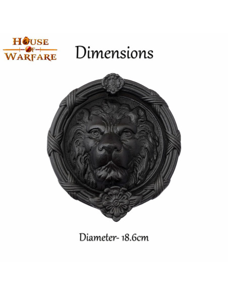 Aldrava romana e medieval em ferro...