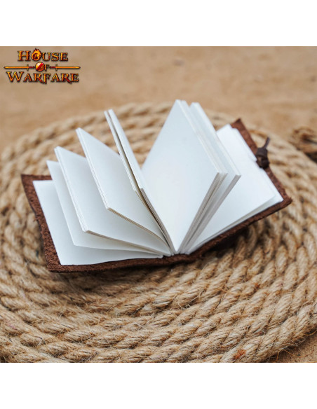 Pequeno diário medieval com mini...