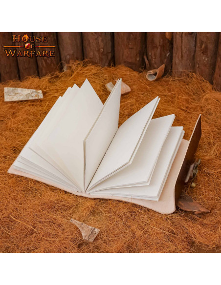 Diário de sereia em pele artesanal...