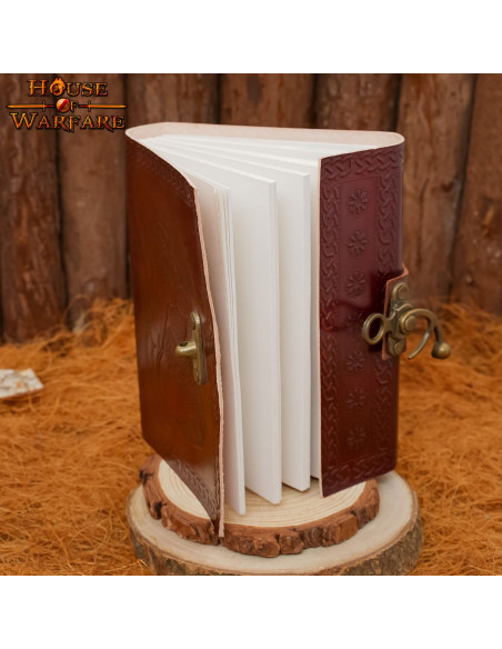 Diário de sereia em pele artesanal...