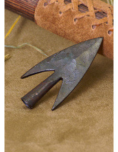 Ponta de flecha forjada à mão tipo A (7 cm.)