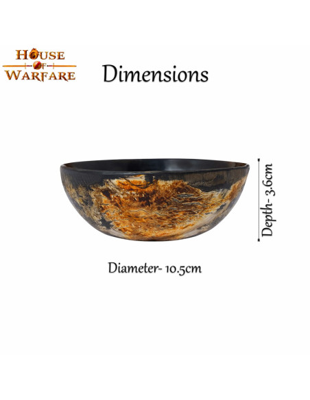 Tigela de chifre para festas...