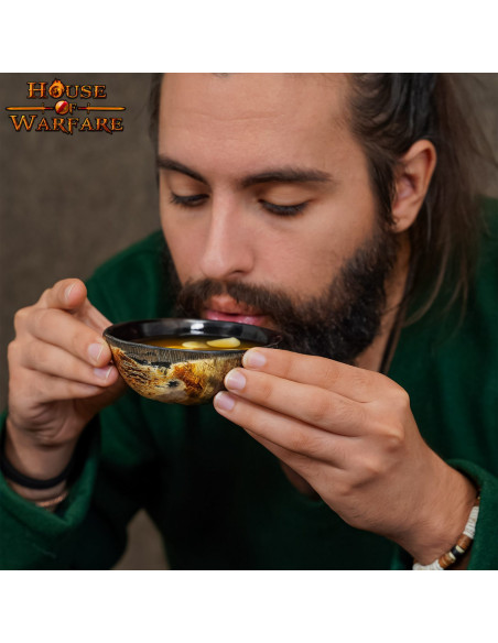 Tigela de chifre para festas...