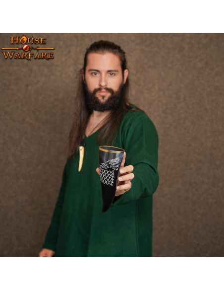 Fenrir Wolf Horn para beber em uma...
