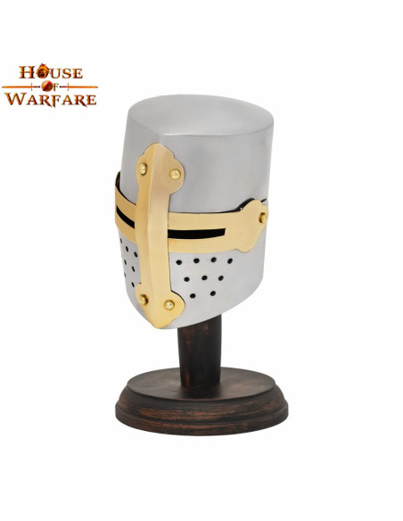 Capacete Mini Medieval Crusaders com...