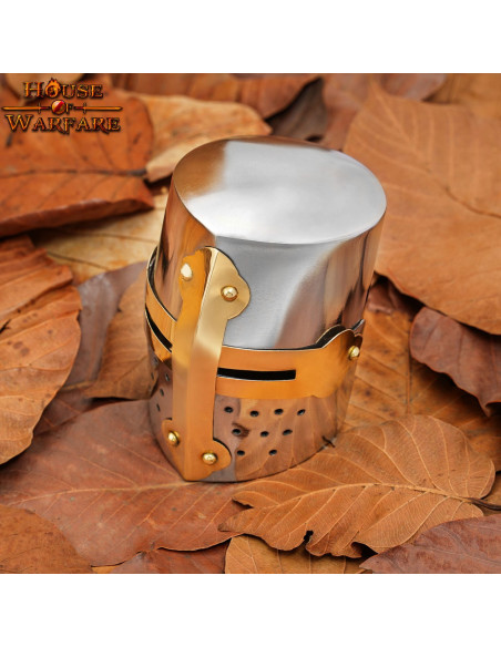 Capacete Mini Medieval Crusaders com...