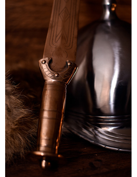 Espada curta celta em bronze (71,5 cm.)