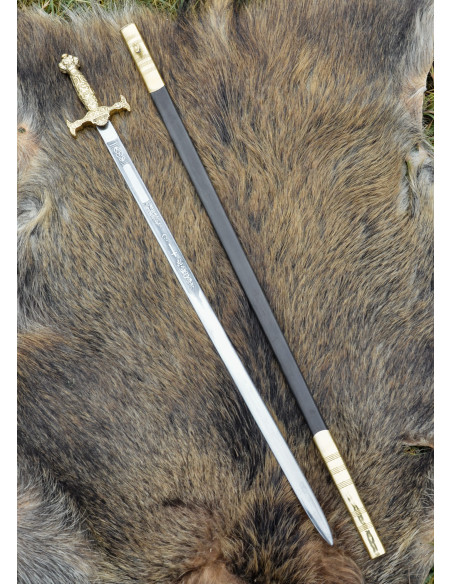 Espada maçom cerimonial com bainha...