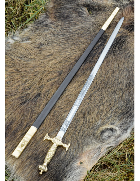 Espada maçom cerimonial com bainha...