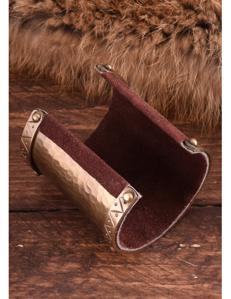 Pulseira celta de latão (9,5 cm)