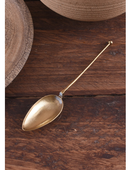 Colher romana em latão tipo Ligula...