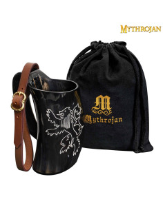 Jarro medieval em chifre de chifre com alça (600 ml.)