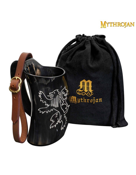 Jarro medieval em chifre de chifre...