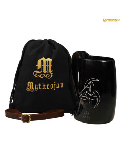 Jarro de nós celtas em chifre de chifre com alça (600 ml.)