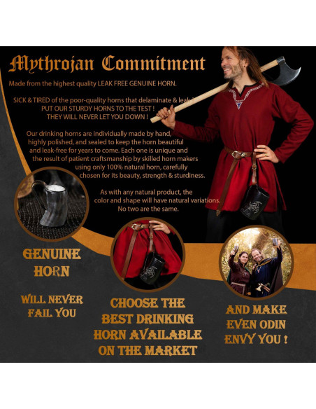 Jarro de nós celtas em chifre de...