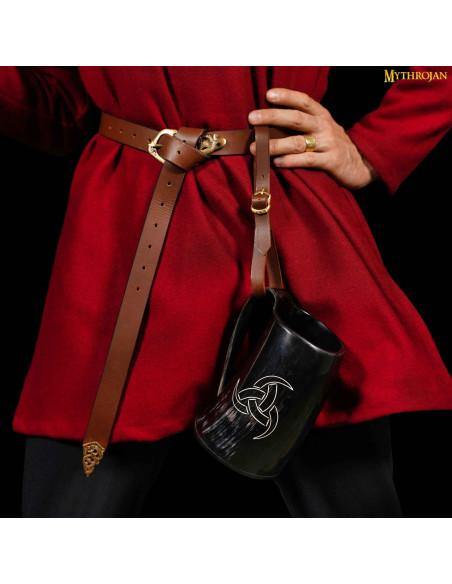 Jarro de nós celtas em chifre de...