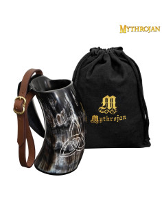 Jarro Celta Triquetra em chifre chifre com alça (600 ml.)