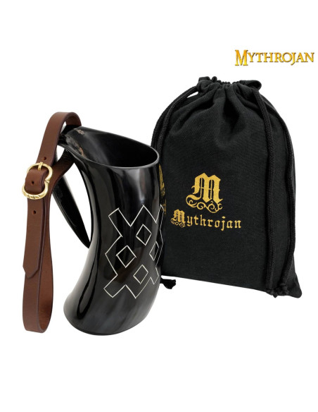 Jarro de barras celtas em chifre de...