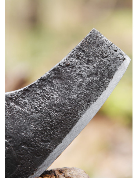 Machado Viking com aço forjado à mão,...