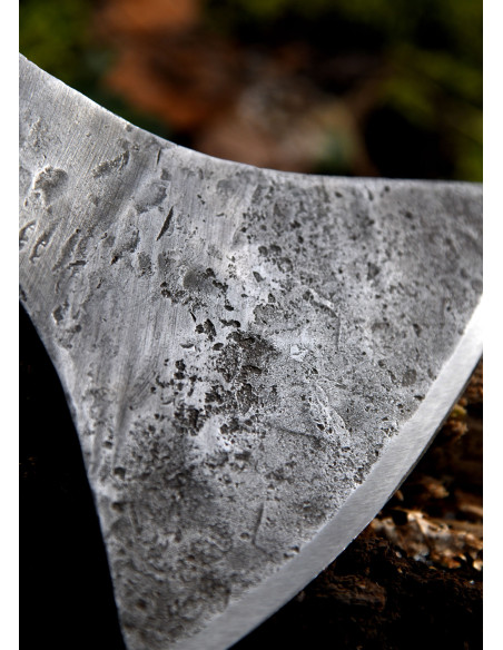 Machado Viking com aço forjado à mão,...