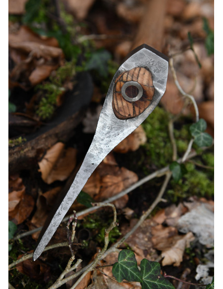 Machado Viking com aço forjado à mão,...