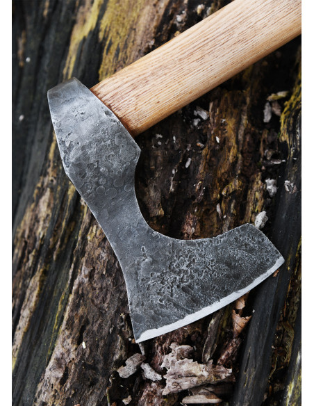 Machado Viking com aço forjado à mão,...