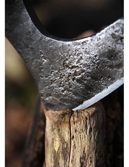 Machado Viking com aço forjado à mão,...