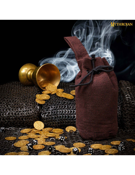 Saco de mendigo medieval castanho com...